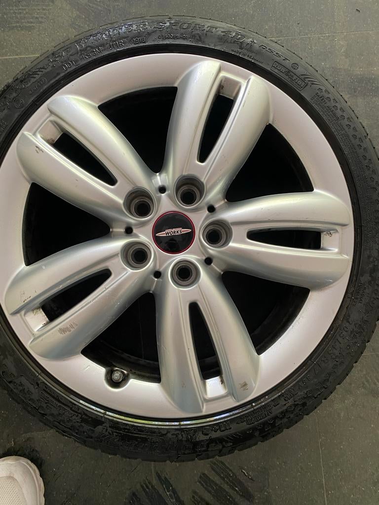Mini john cooper works -17 inch, Ophalen, Gebruikt, Banden en Velgen, 17 inch