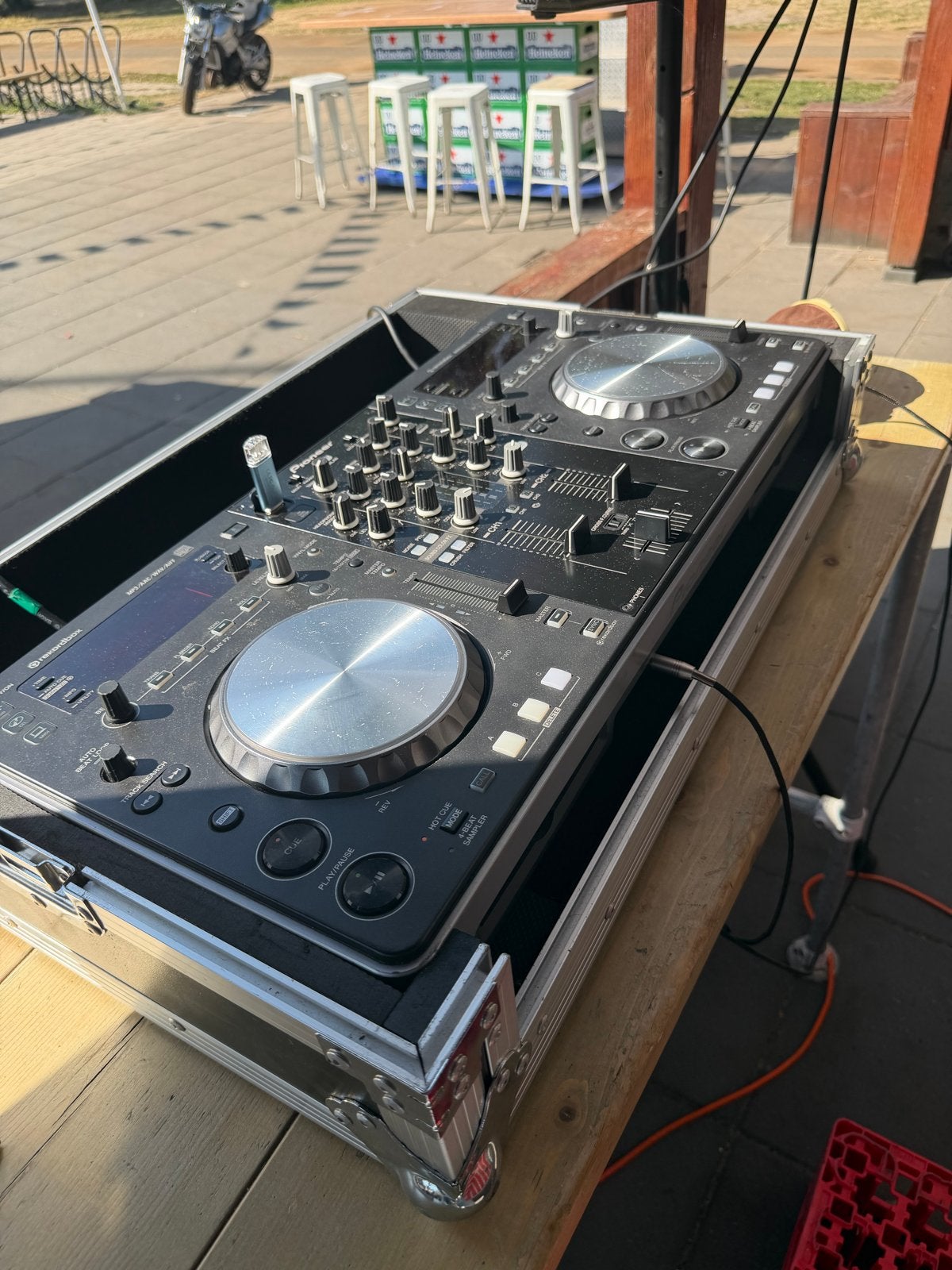 Pioneer XDJ-R1 DJ-set met flightcase, Ophalen, Gebruikt, Dj-set, Pioneer