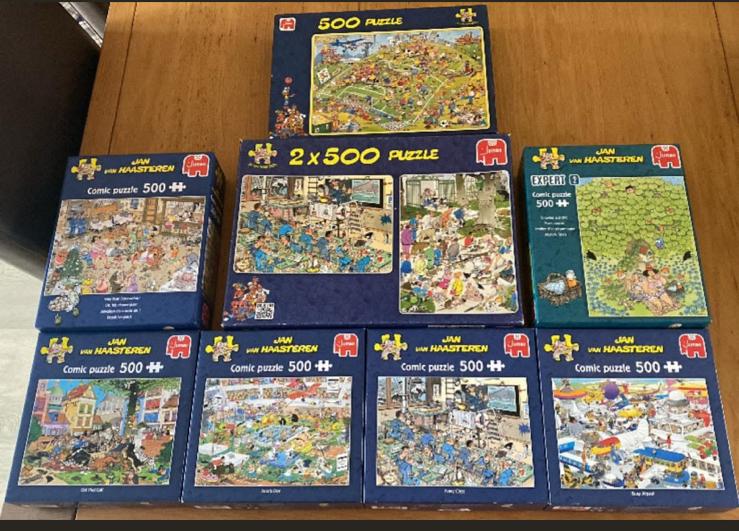 Jan van Haasteren 500 stukjes, Hobby en Vrije tijd, Denksport en Puzzels, Ophalen of Verzenden, 500 t/m 1500 stukjes, Zo goed als nieuw
