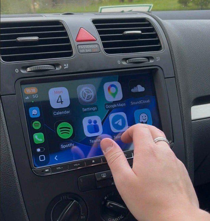 Autoradio Navigatie VW 9 inch - CarPlay/Android Auto, Ophalen, Nieuw