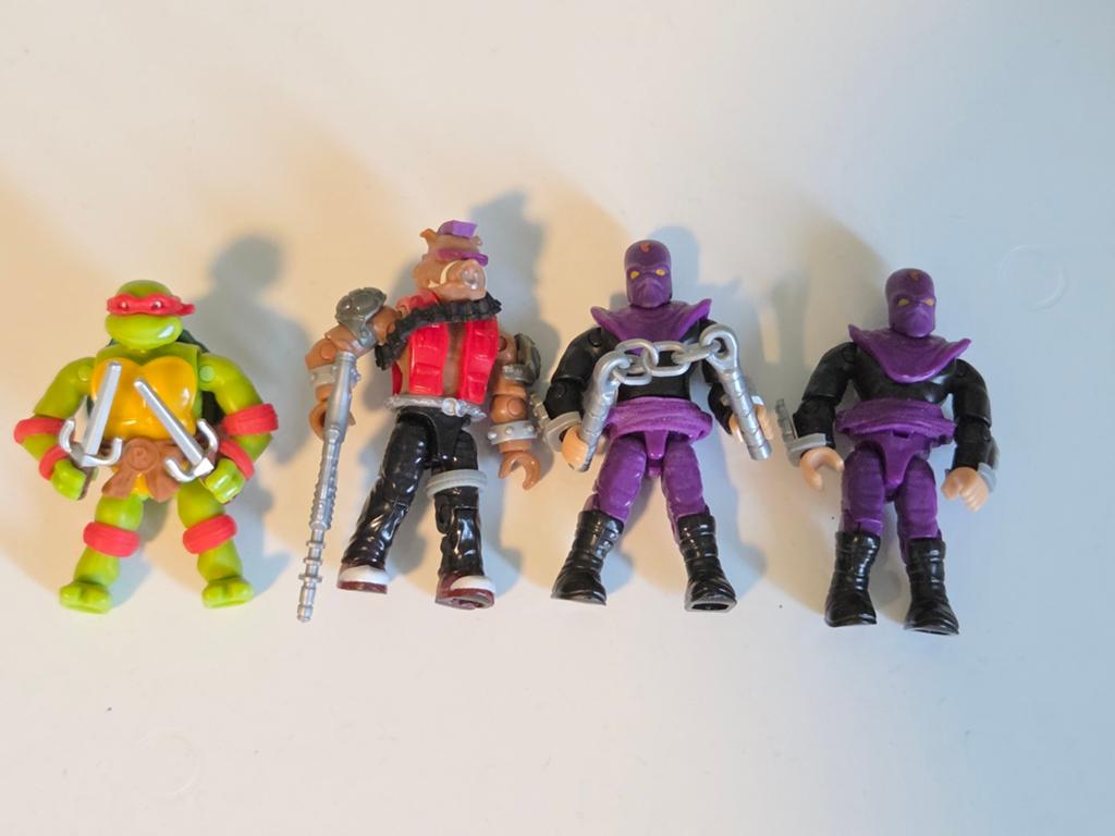 Mega bloks tmnt turtles classic Raphael Bebob 2 foot soldier, Ophalen of Verzenden, Zo goed als nieuw, Staal, Oor- of Traguspiercing