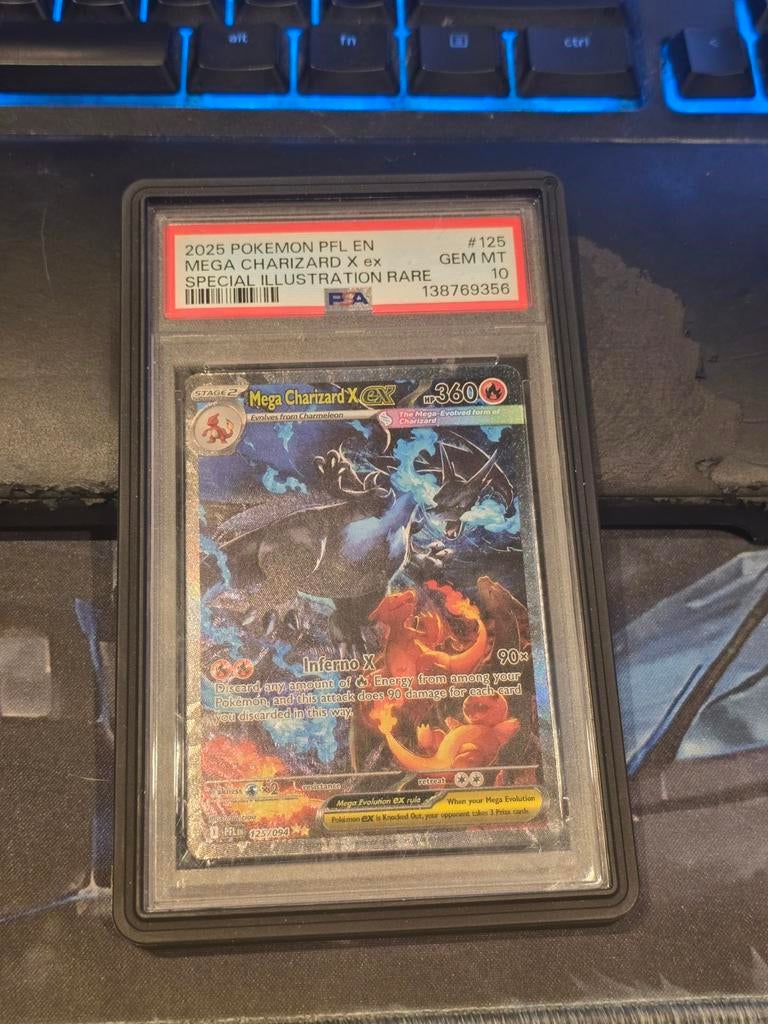 MEGA charizard X 125, Ophalen of Verzenden, Zo goed als nieuw
