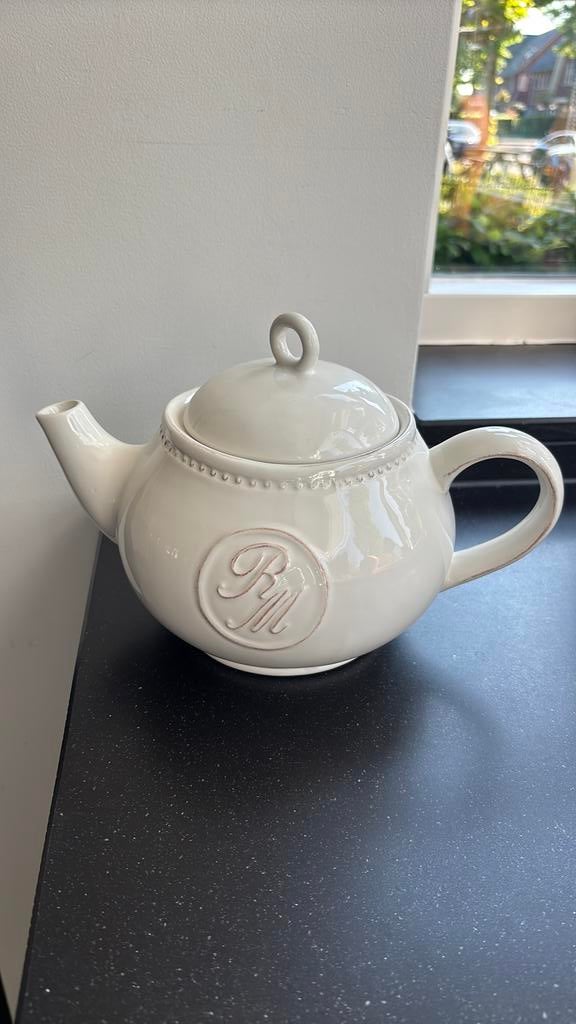Theepot riviera maison, Huis en Inrichting, Keuken | Servies, Ophalen, Zo goed als nieuw, Overige stijlen, Overige typen