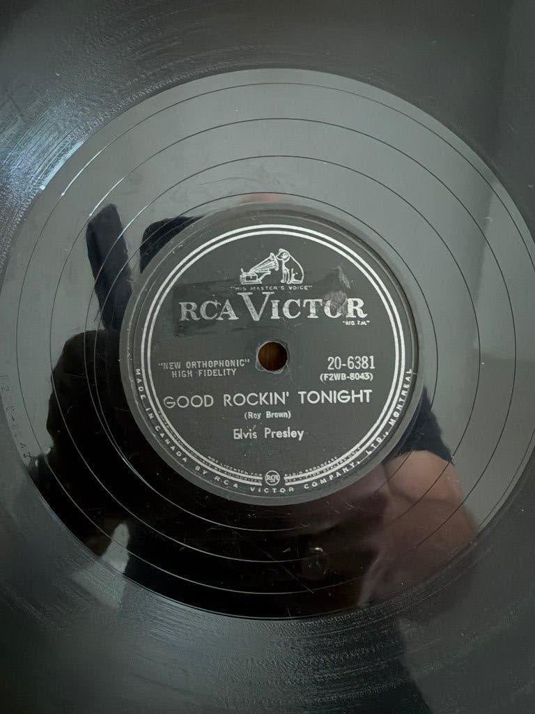 Elvis Presley 78 RPM Good Rockin Tonight, Cd's en Dvd's, Vinyl Singles, Ophalen of Verzenden, Gebruikt, 10 inch, Pop