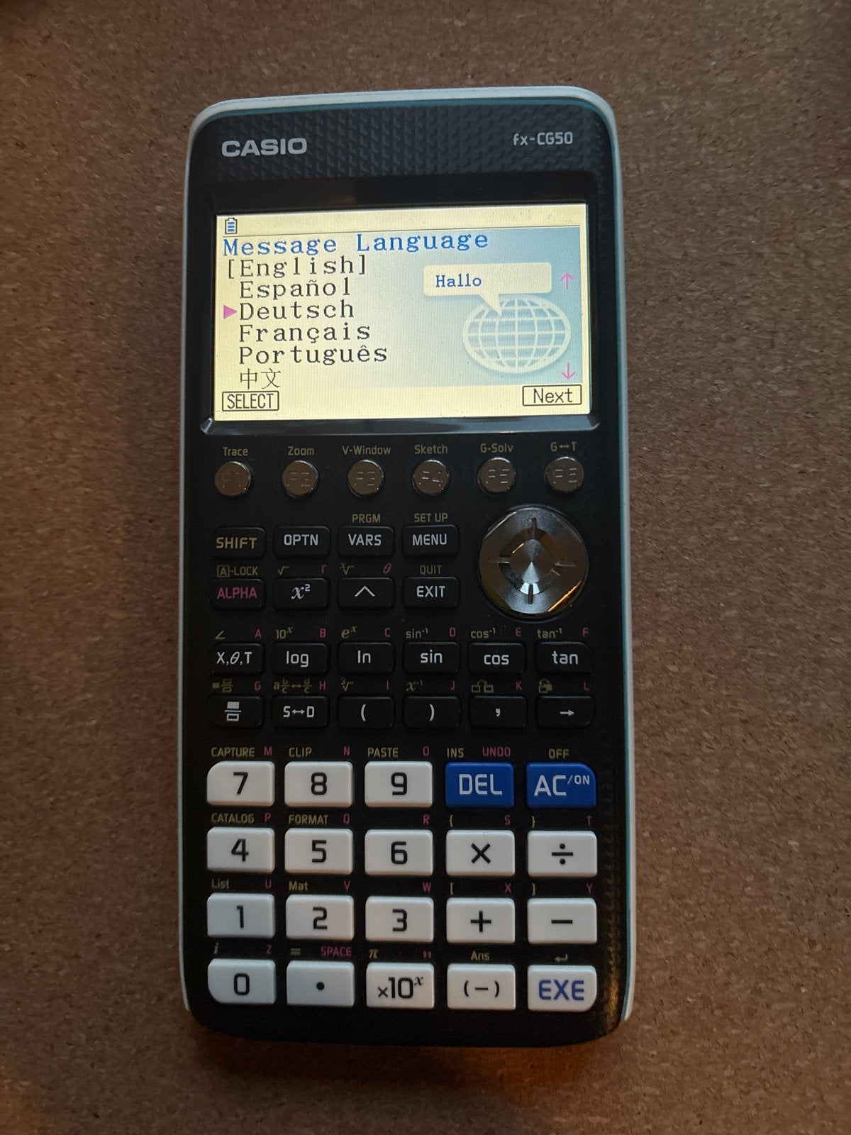 Casio fx CG 50 grafische rekenmachine, Ophalen of Verzenden, Grafische rekenmachine, Gebruikt