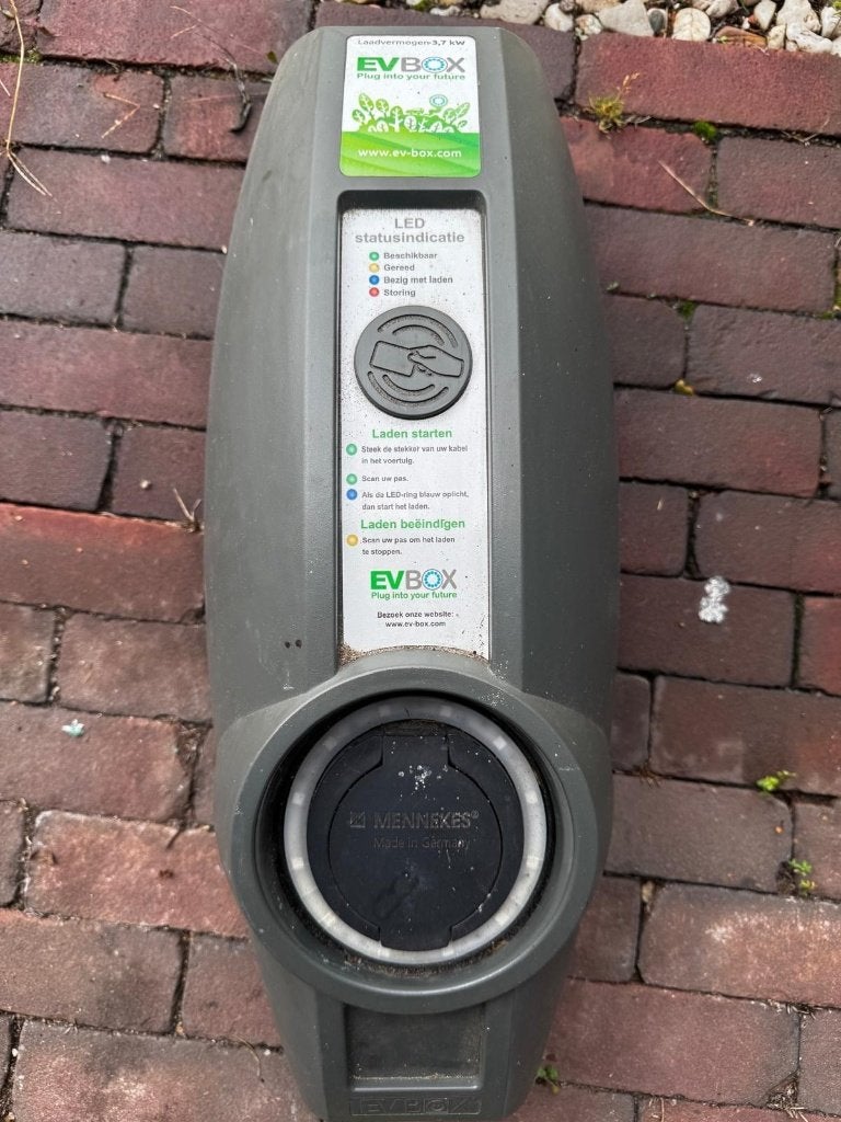 EVBox laadpaal 3,7 kW – Type 2 – RFID – 1 fase 16A, Ophalen, Gebruikt, Laadpaal