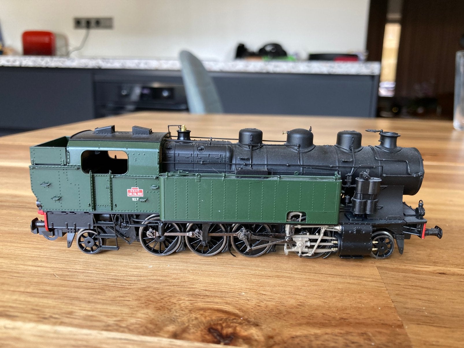 Jouef HJ2304 SNCF 141 TA 312 tender stoomloc SOUND H0 / 1:87, Hobby en Vrije tijd, Modeltreinen | H0, Jouef, Nieuw, Ophalen of Verzenden