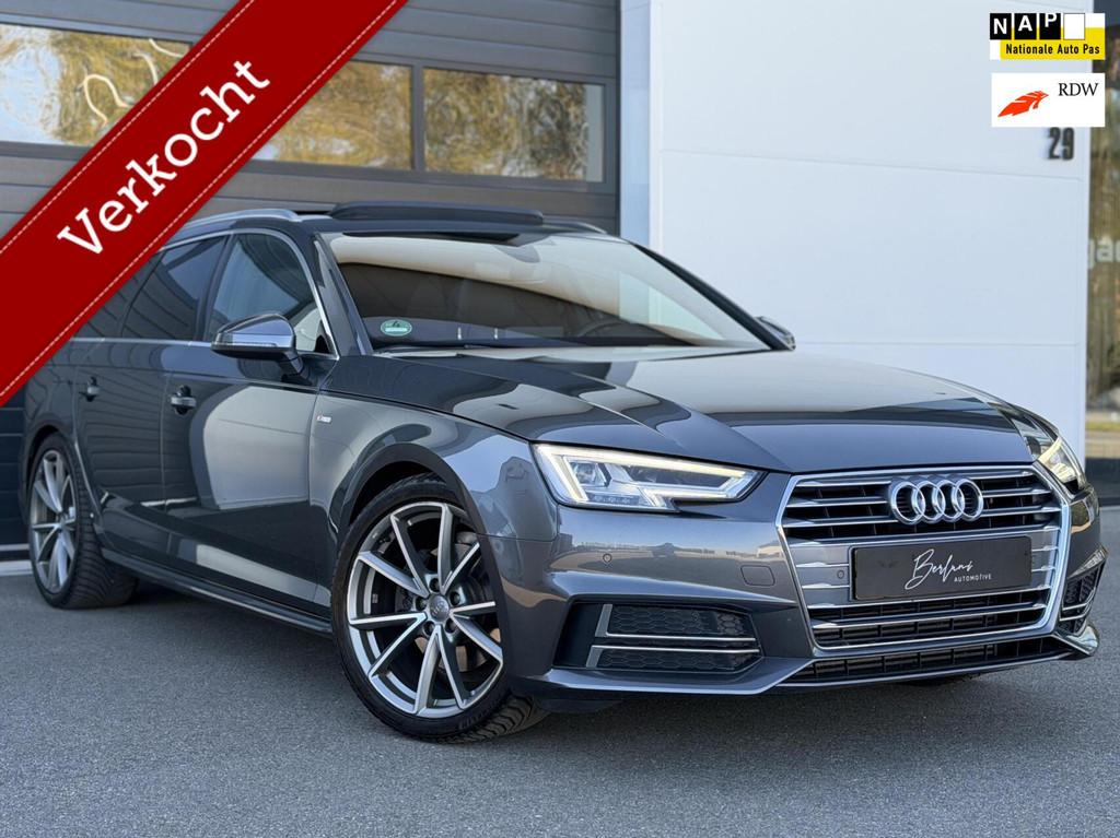 Audi A4 Avant 2.0 TFSI MHEV S-line 190PK Org NL|Panodak|RS, Auto's, Audi, Gebruikt, 1984 cc, Origineel Nederlands, 84 €/maand