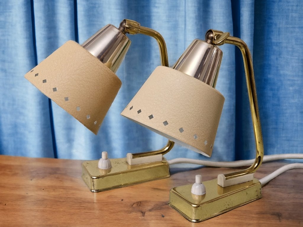 Paar bedlampjes, ERPEES van Robert Pfäffle, 1950, Antiek en Kunst, Ophalen of Verzenden
