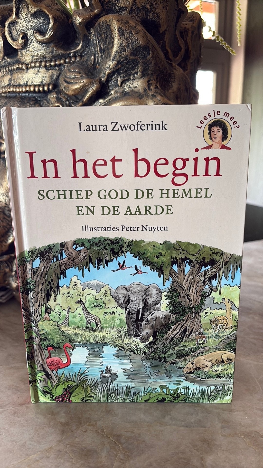 Laura Zwoferink In het begin schiep God de hemel en de aarde, Laura Zwoferink; Peter Nuyten, Fictie algemeen, Ophalen of Verzenden