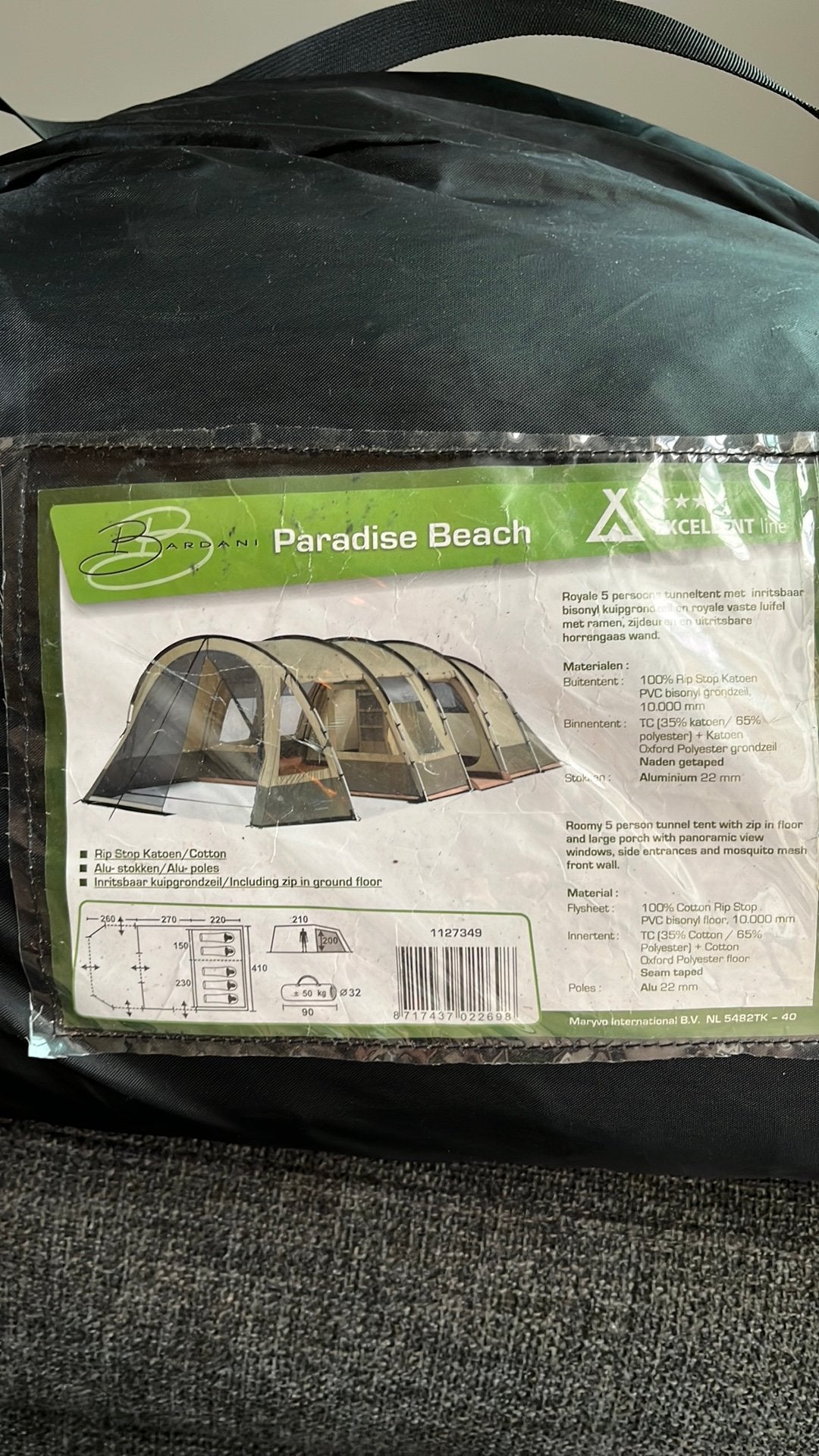 Bardani paradise beach 410, Ophalen, Tot en met 5