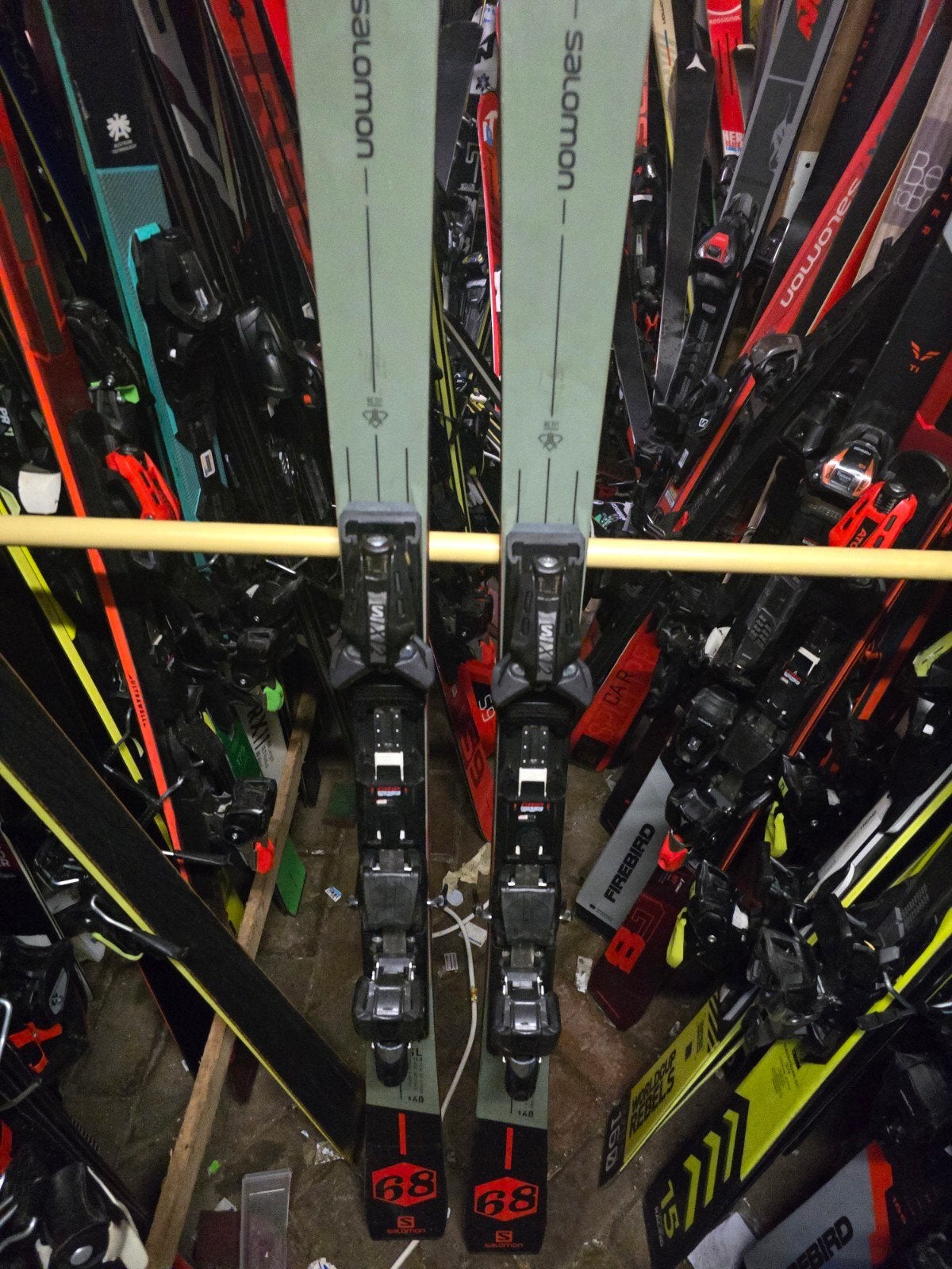 salomon s race 68 gevorderd skis 160cm, 160 tot 180 cm, Zo goed als nieuw, Carve, Skiën
