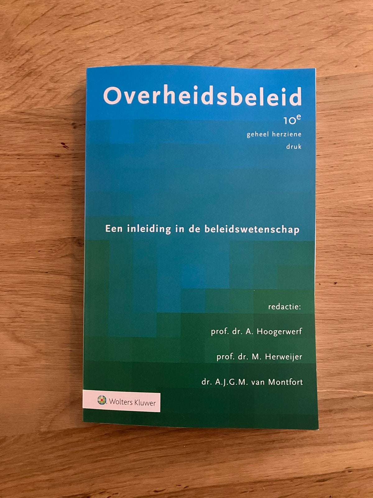 Overheidsbeleid - Hoogerwerf  ea 10e druk, Ophalen of Verzenden, Gamma, Nieuw, WO