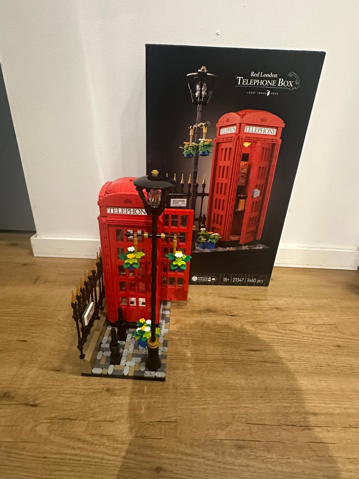 LEGO Ideas Rode Londense telefooncel - 21347, Ophalen, Zo goed als nieuw