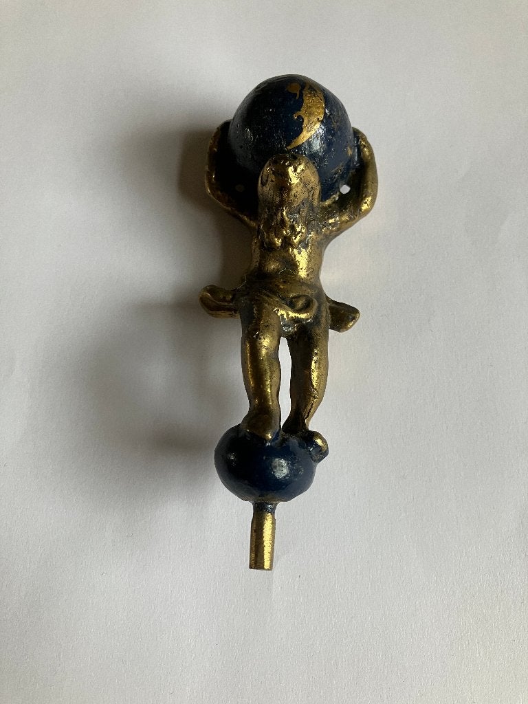 atlas figuur voor op klok zaanse onderdeel fries, Ophalen of Verzenden