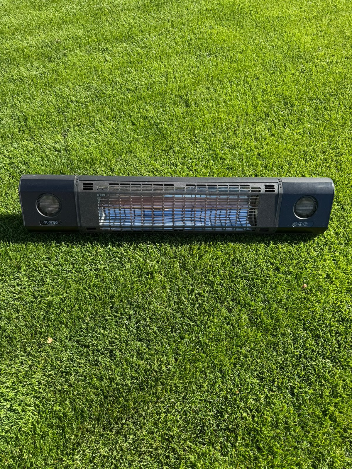Terras heater met ingebouwde radio ! Werkt nog perfect!, Ophalen, Gebruikt, Elektrisch