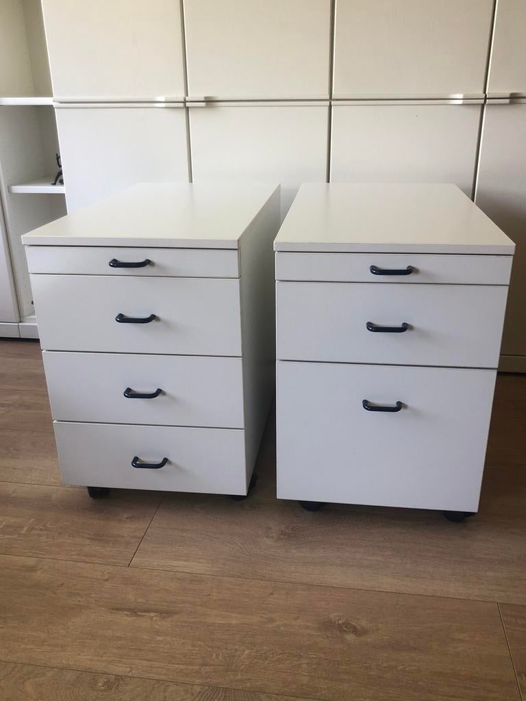 Bureau/kantoor kastjes met lades op wielen., Huis en Inrichting, Ophalen, 50 tot 100 cm, Zo goed als nieuw, Minder dan 100 cm