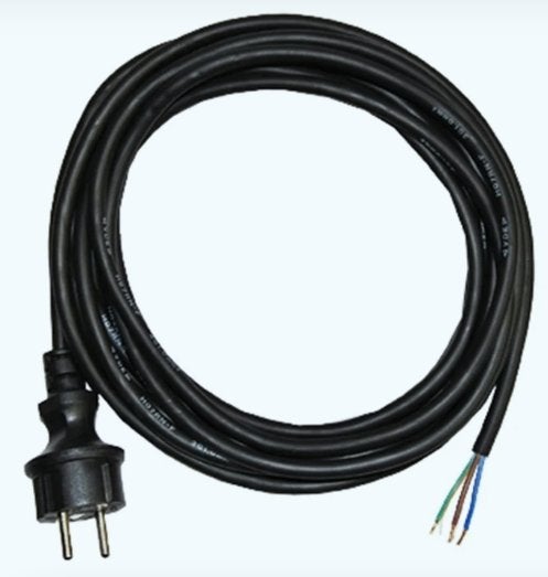 Vetec aansluitsnoer 10 meter, zwart, Ophalen of Verzenden, Zo goed als nieuw, Kabel of Snoer