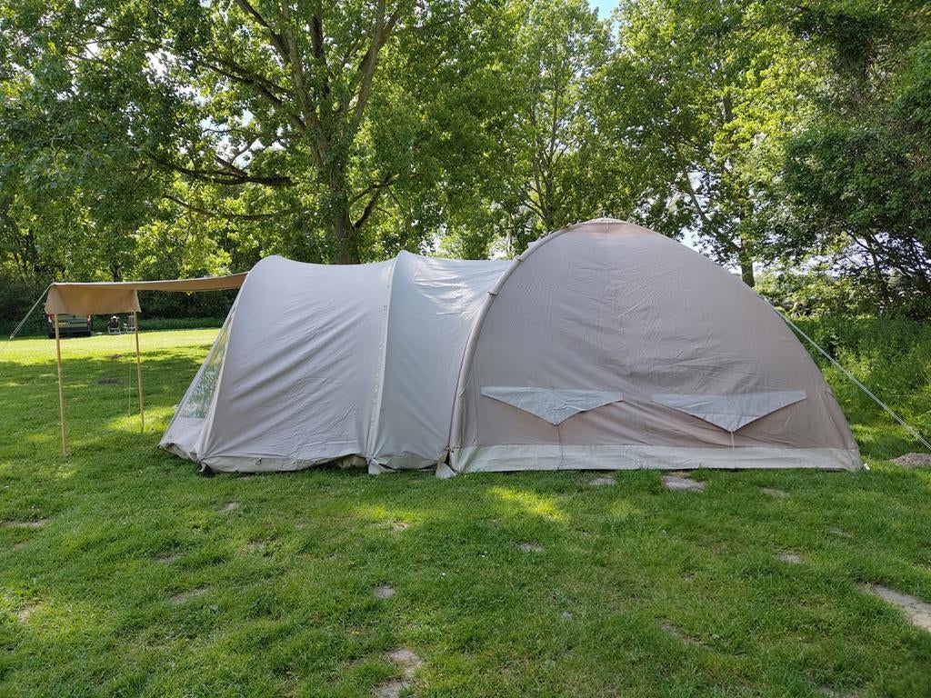 Karsten 350 oppomptent, Caravans en Kamperen, Tenten, Ophalen of Verzenden, Gebruikt, Tot en met 5