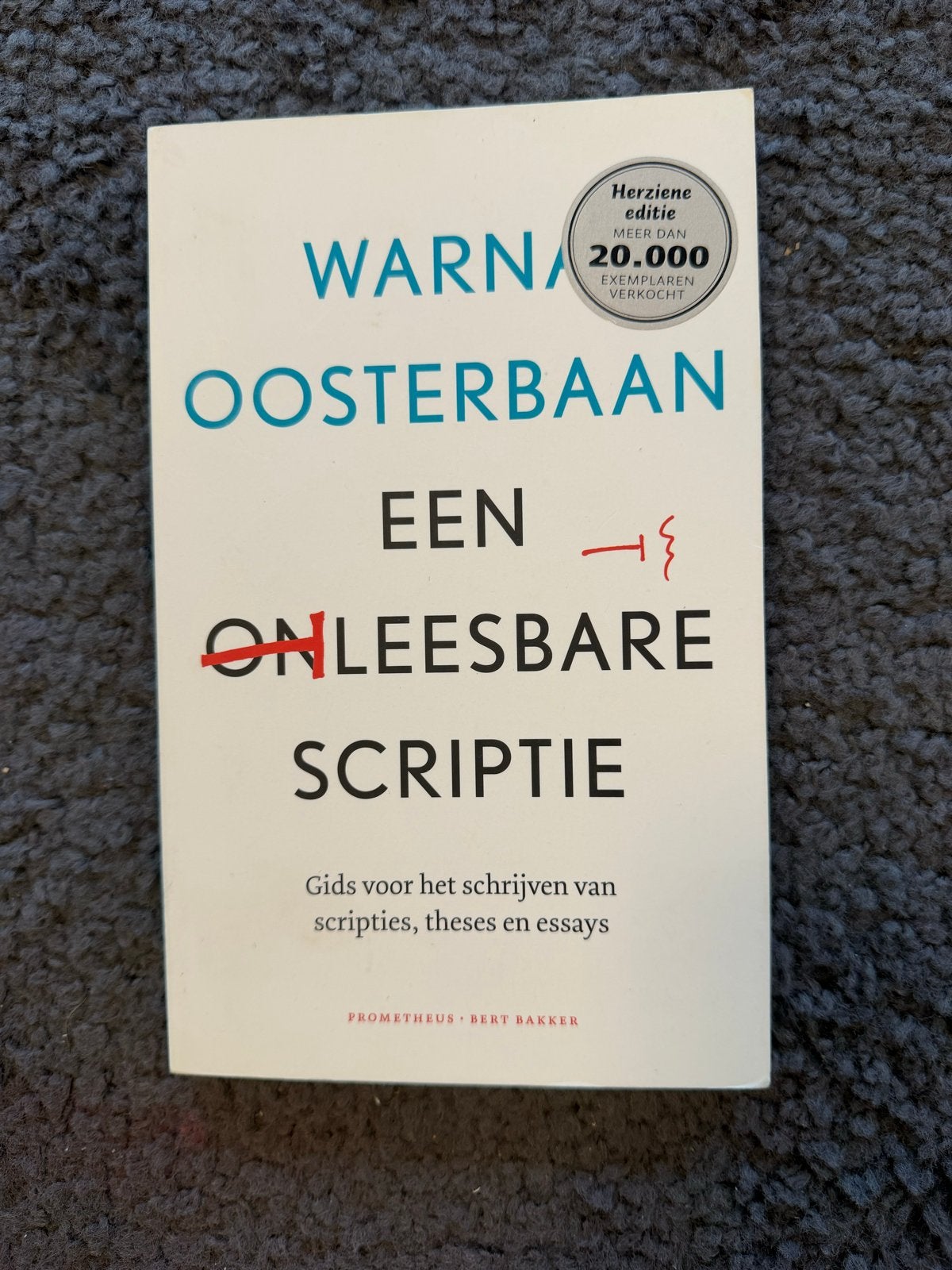 Een onleesbare scriptie - Warna Oosterbaan, Ophalen of Verzenden, Gamma, Zo goed als nieuw, HBO