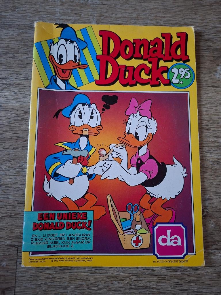 Donald Duck Stripboek DA ..... Actie Kinderziekenhuizen, Eén stripboek, Ophalen of Verzenden, Gelezen