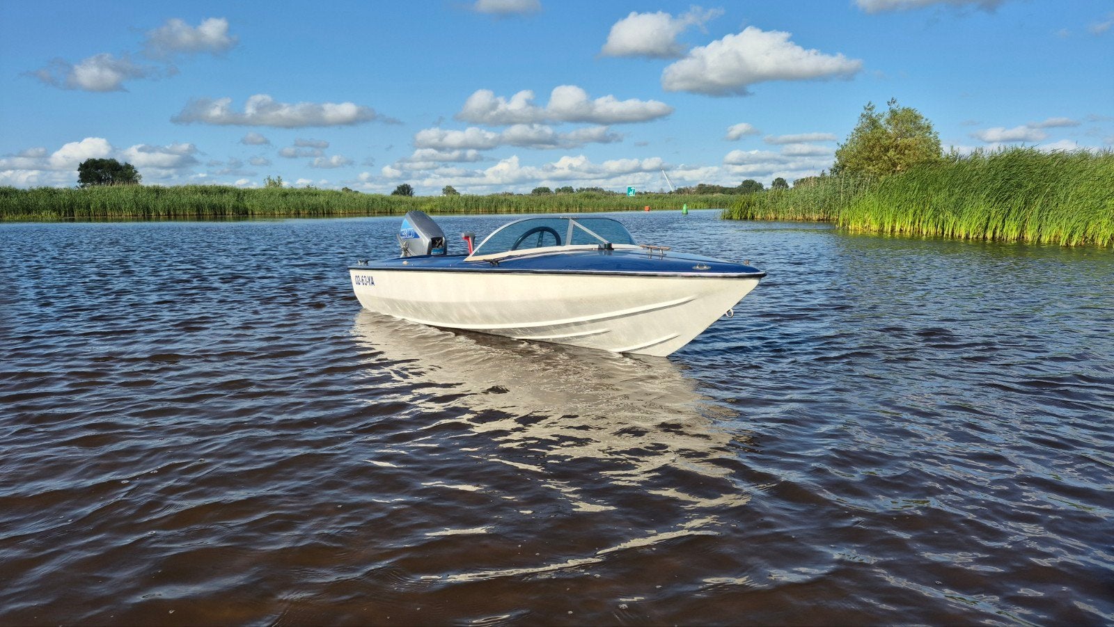 speedboot met buitenboordmotor en trailer, Ophalen, Gebruikt, Met afstandsbediening, Minder dan 70 pk