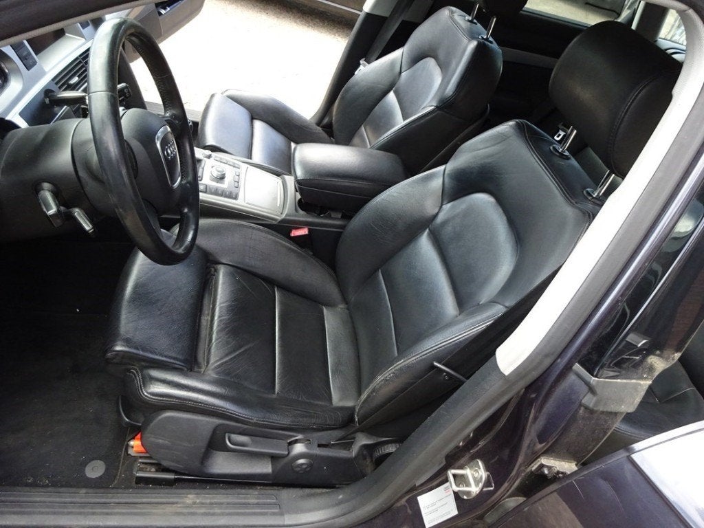 audi a6 avant c6 bj2007 zwart leder bekledingset / interieur, Ophalen of Verzenden