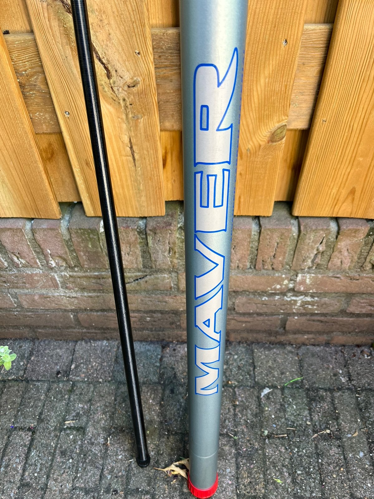 Maver New Technoligy oversteek hengel 13 M met topset, Ophalen, Zo goed als nieuw, Vaste hengel