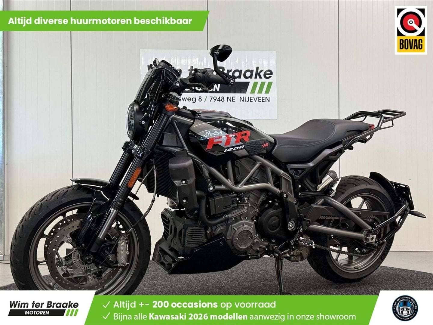 Indian FTR 1200 ABS (bj 2023), Motoren, Motoren | Overige merken, 1203 cc, 2 cilinders, Onbekend, Meer dan 35 kW