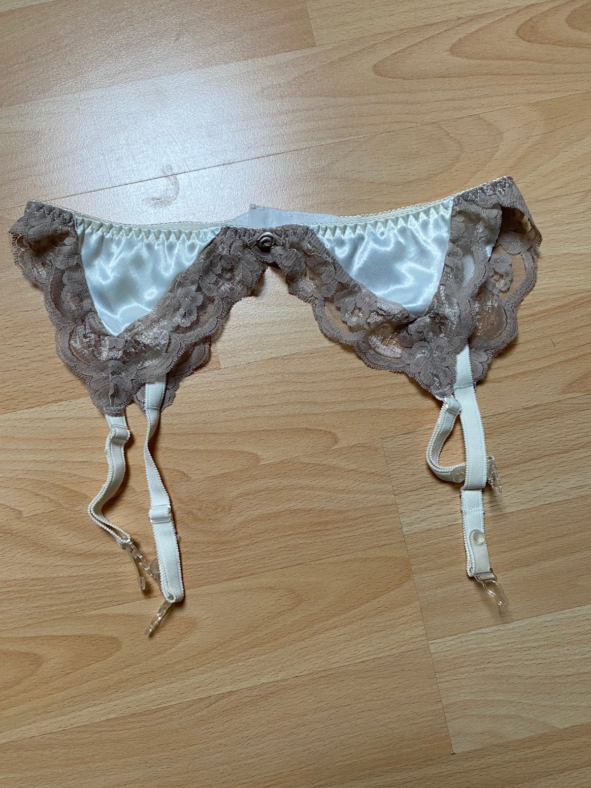 Als nieuw jarretels room kleur kant beige maat XS S 36, Ophalen of Verzenden, Beige, Overige typen