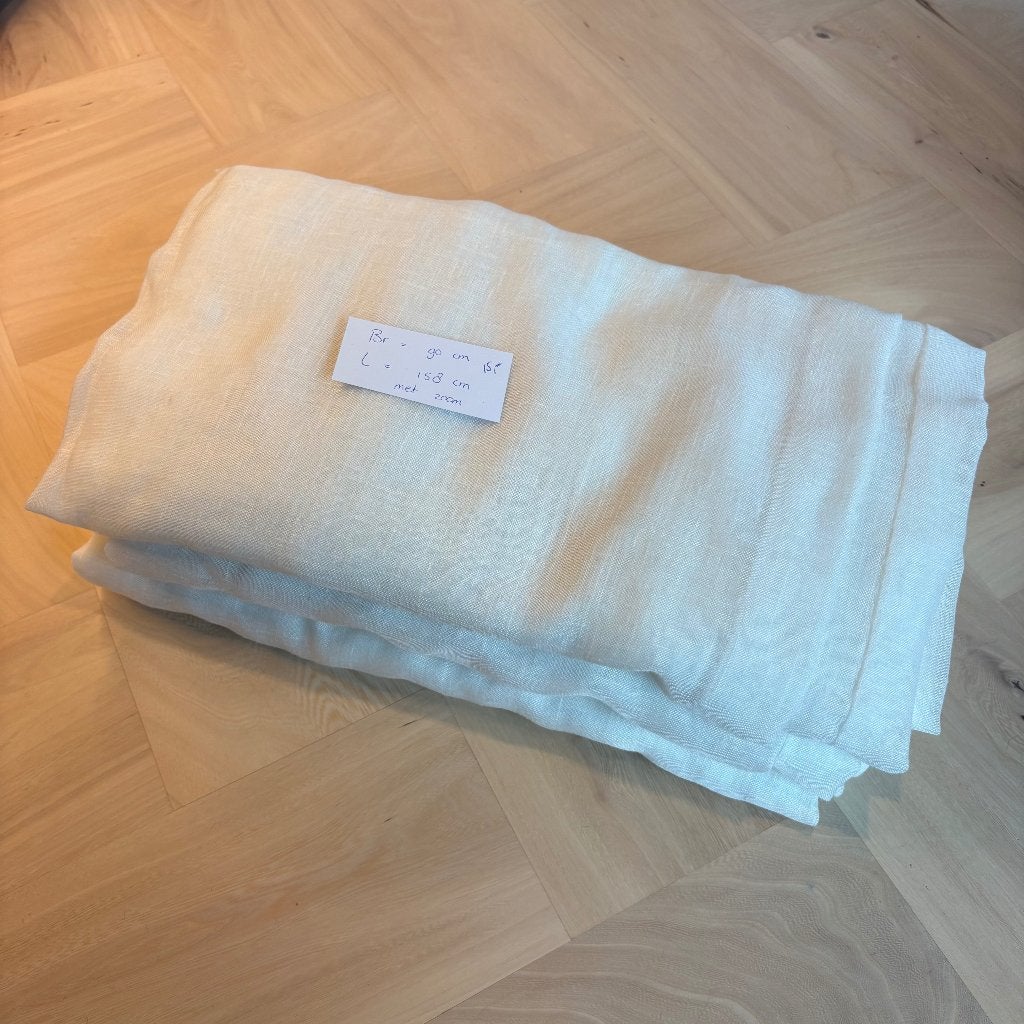 Stoffen bundel, Wit vitrage, hoogwaardige kwaliteit, Overige materialen, Bruin, 120 cm of meer, Nieuw