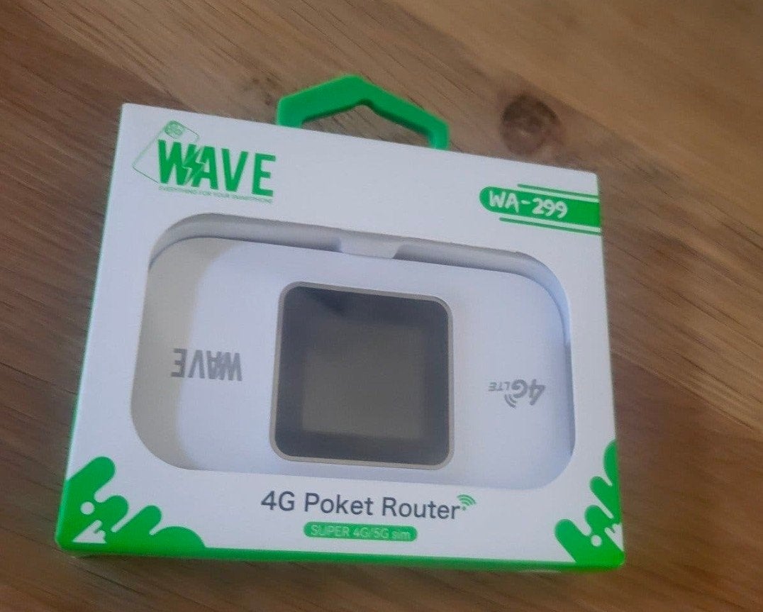 Wave WA-299 4G Pocket Router - Nieuw, Ophalen of Verzenden, Nieuw, Router, Wave