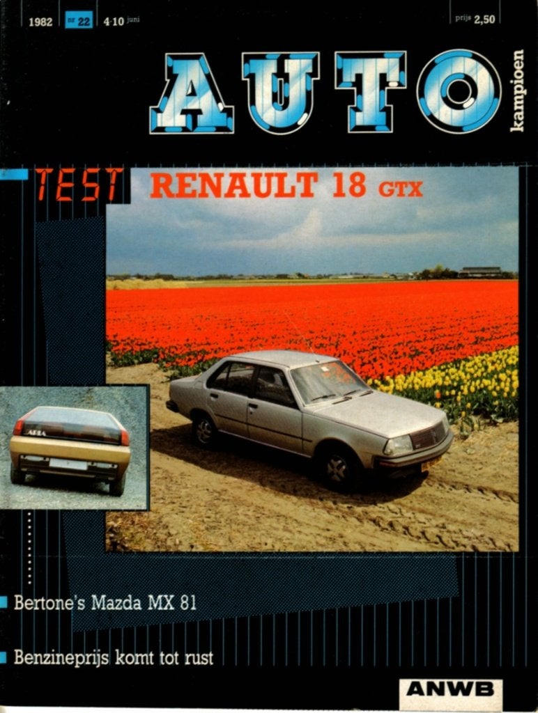 Autokampioen test Renault 18 GTX Juni 1982, Ophalen of Verzenden, Gelezen, Renault