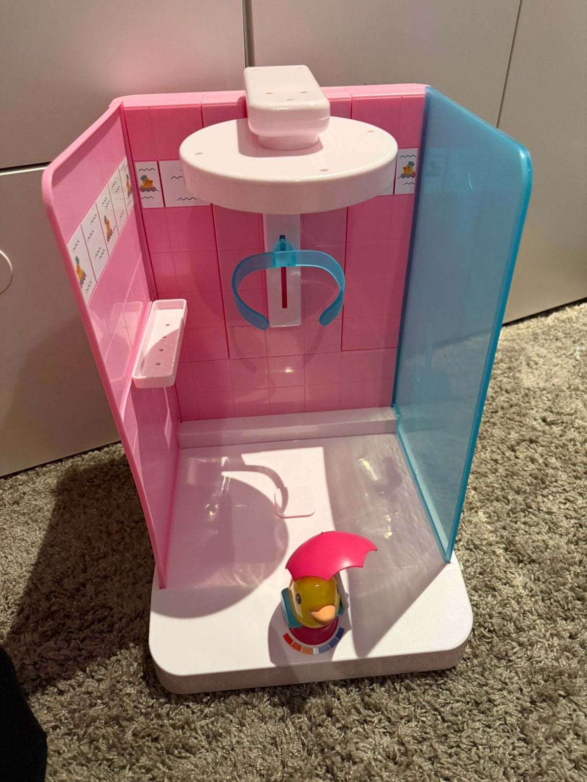 Baby born douche, Ophalen, Zo goed als nieuw, Toebehoren