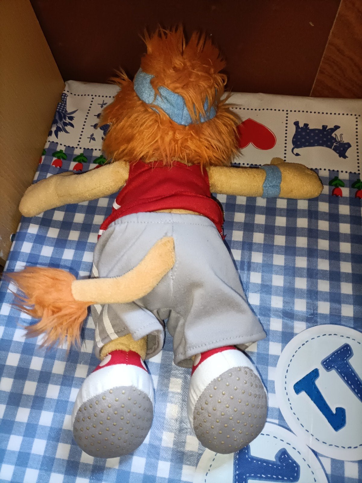 Loekie de Leeuw knuffel basketballer basketbal 🏀, Ophalen of Verzenden, Zo goed als nieuw, Overige typen