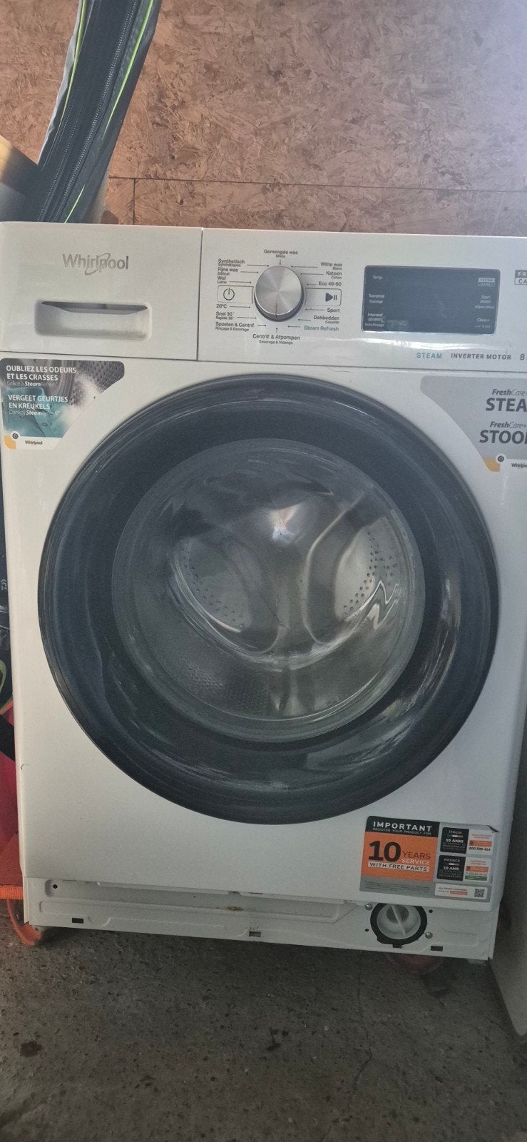 Whirlpool FFB 8469E BV BE Wasmachine - Zo goed als nieuw, Ophalen, 1200 tot 1600 toeren, 8 tot 10 kg, Zo goed als nieuw