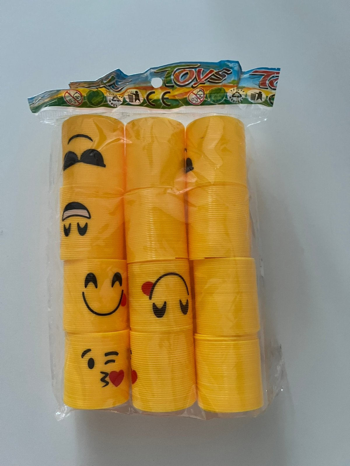 Emoji trapveertjes set 12 stuks nieuw, Verzamelen, Ophalen of Verzenden, Nieuw