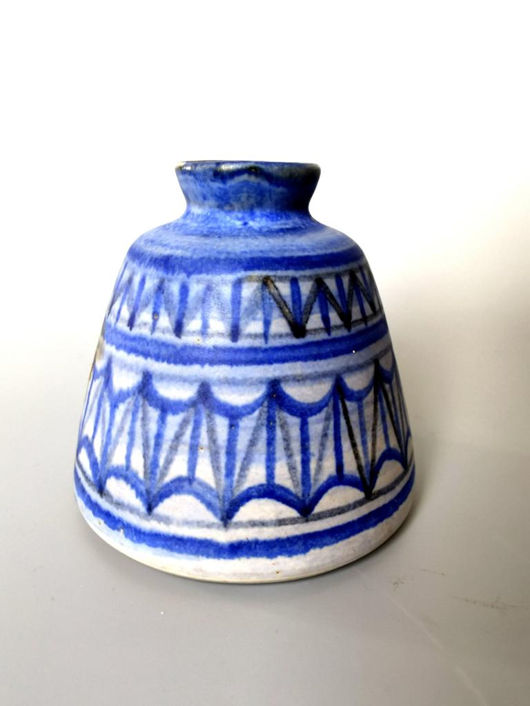 Scandinavisch ? Design keramiek vaasje retro vintage, Verzenden