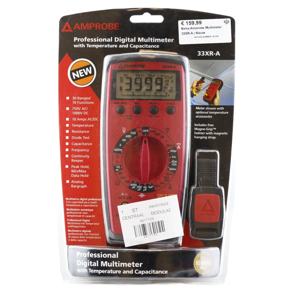 Beha-Amprobe Multimeter 33XR-A | Nieuw, Flex Ltd., Zo goed als nieuw, https://flex.com/contact-us, Nobelstraat 10, 5807 GA Oostrum LB, Limburg, Nederland