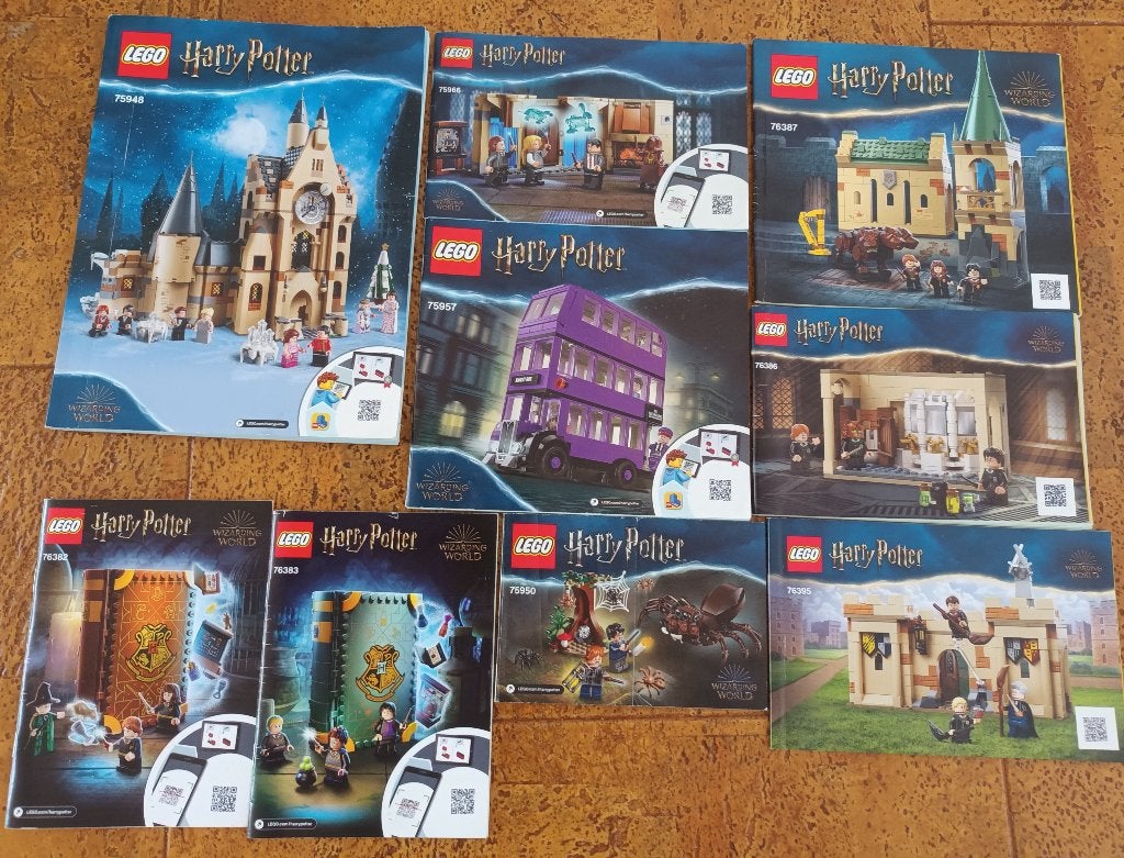 Diverse bouwbeschrijvingen lego Harry Potter, Gebruikt, Lego, Overige typen, Harry Potter