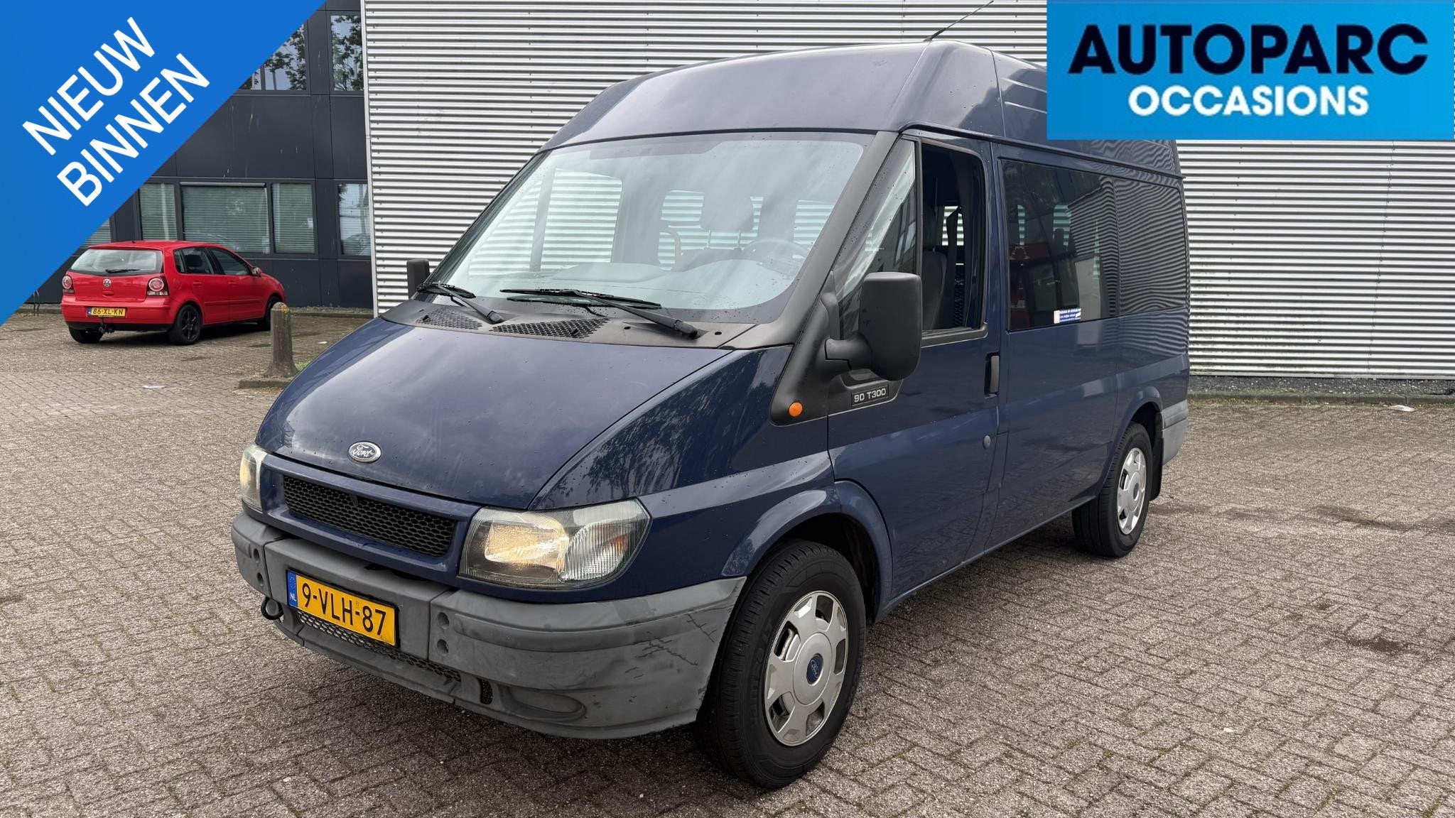 Ford Transit 300S 2.4TDdi , EXPORT AUTOMAAT, 137.380 KM, HOG, Auto's, Automaat, 4 cilinders, Blauw, Diesel