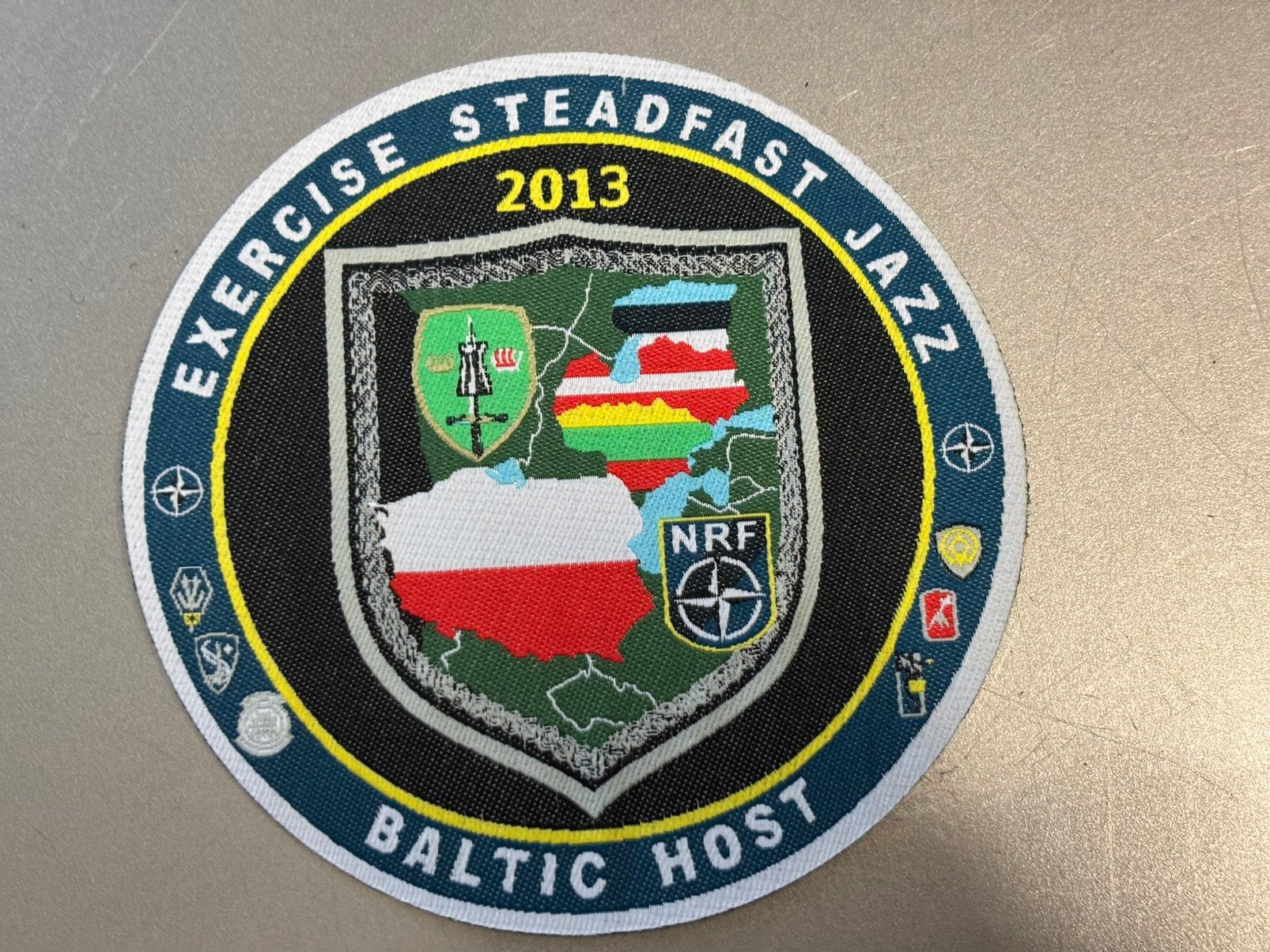 Mouwemvleem navo oefening baltic host 2014, Verzenden, Landmacht, Nederland, Embleem of Badge