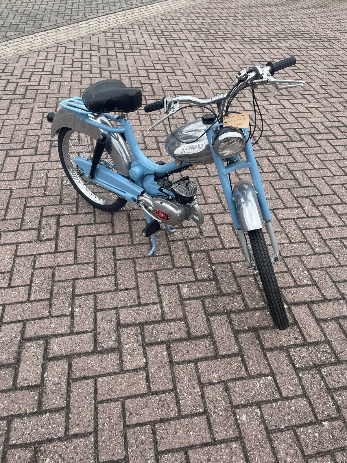Garelli oldtimer brommer - volledig gerestaureerd, Fietsen en Brommers, Brommers | Oldtimers, Overige merken, Maximaal 45 km/u