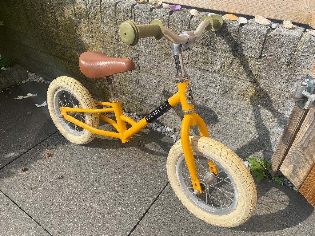Veloretti loopfiets geel, Ophalen, Gebruikt, Minder dan 16 inch, Veloretti