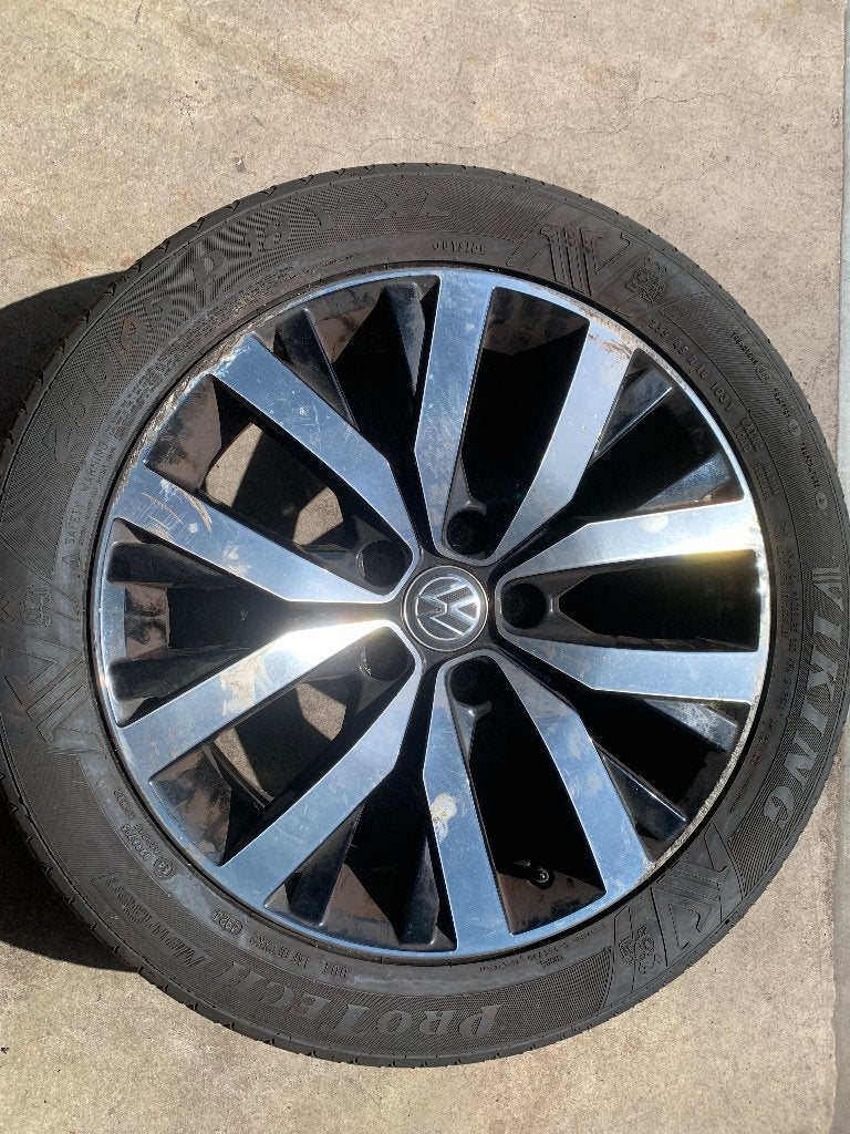 RESERVEWIEL VW SEAT SKODA TRANSPORTER AUDI 5X112 VOLO 5X108, Gebruikt, 16 inch, ., Banden en Velgen