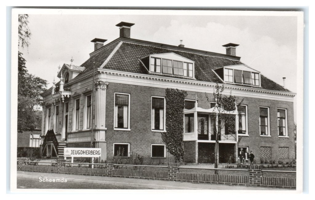 Scheemda, Jeugdherberg, Ophalen of Verzenden, 1940 tot 1960, Ongelopen, Groningen