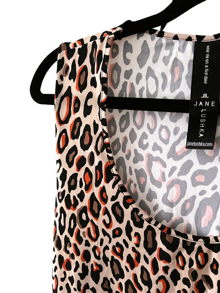 Jane Lushka Liz long top dress animal travelstof XXL (42-44), Verzenden, Maat 42/44 (L), Zo goed als nieuw, Jane Lushka
