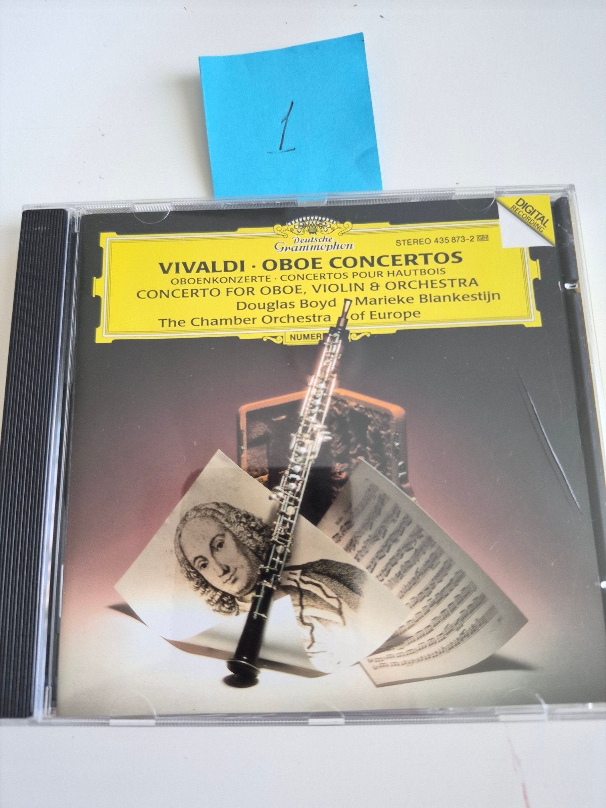 Vivaldi - Oboe Concertos - Douglas Boyd, Marieke Blankestijn, Cd's en Dvd's, Soloconcert, Ophalen of Verzenden, Inclusief boekje