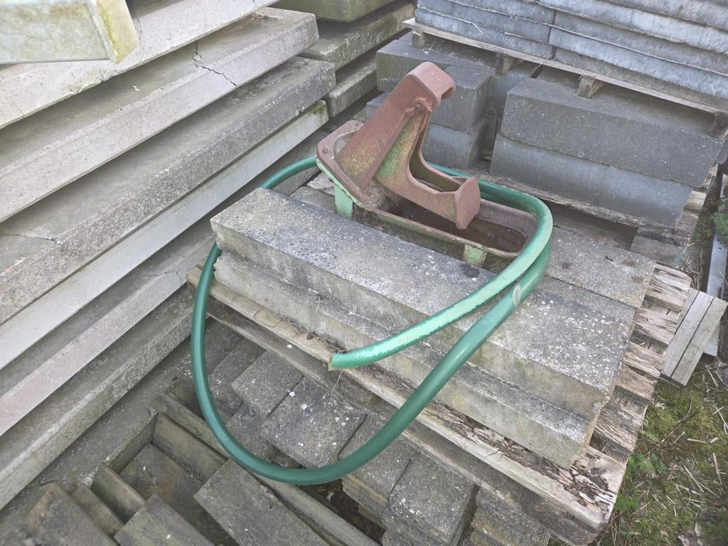 Lister waterpomp, dubbelpompend voor extra water, Ophalen