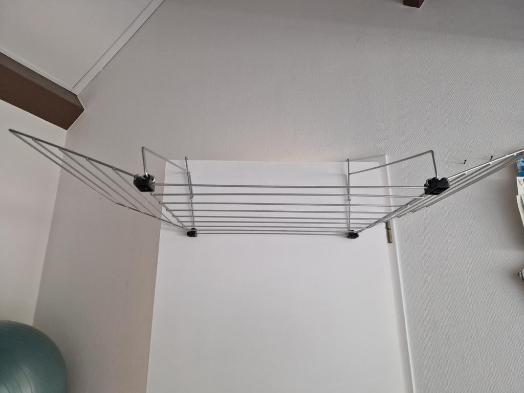 Droogrek voor aan deur, Tuin en Terras, Droogmolens en Wasrekken, Ophalen, Gebruikt, Wasrek